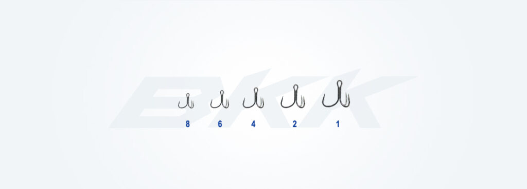 BKK SPEAR EWG-71 SS Treble Hooks Size 8# - 8 Pack, Extra Wide Gap For Crank Baits, 1X Strength Fishing Hooks - View #12